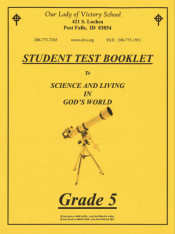 Science & Living in God’s World 5 Test Book